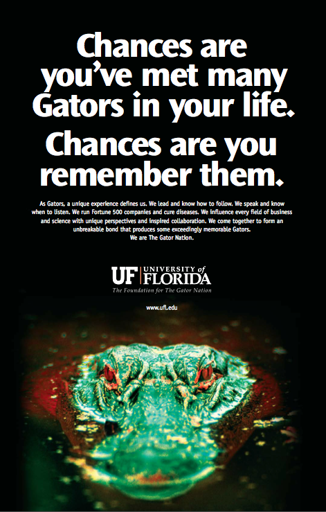 Chances are . . . UF Ad